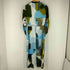 ザラ ZARA MULTICOLOURED PRINTED MIDI DRESS レディース S
