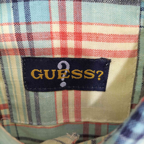 ゲス GUESS レギュラーカラー チェックシャツ メンズ