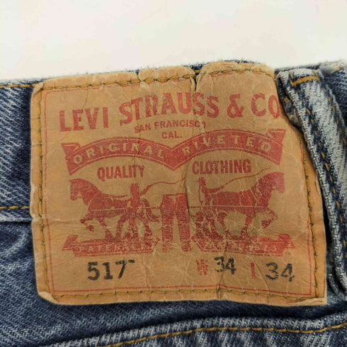 リーバイス Levis 517 BOOTCUT ボタン裏4460刻印 ジップフライ ブーツカット デニム パンツ メンズ W34 L34