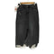 ザラ ZARA カットオフ ブラックデニムスカート レディース XS