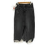 ザラ ZARA カットオフ ブラックデニムスカート レディース XS
