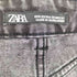 ザラ ZARA カットオフ ブラックデニムスカート レディース XS
