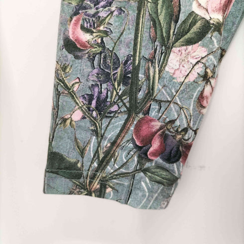 花柄デザイン モックネック L/S シャツ レディース JPN:L
