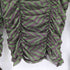 ザラ ZARA 総柄 シアーギャザー L/S トップス レディース import:S
