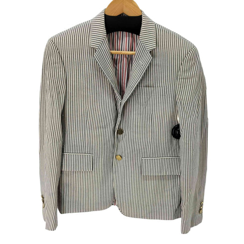 トムブラウン THOM BROWNE 3B 金釦 ウール テーラードジャケット レディース 0