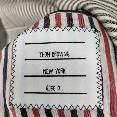 トムブラウン THOM BROWNE 3B 金釦 ウール テーラードジャケット レディース 0