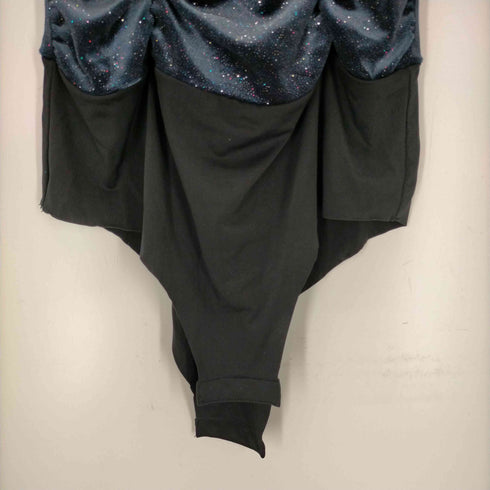 ザラ ZARA SHIMMERY VELVET BODYSUIT レディース import:XS