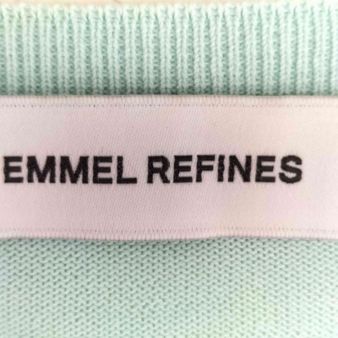 エメルリファインズ EMMEL REFINES キーネック チビ カーディガン レディース FREE