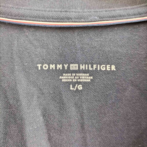 トミーヒルフィガー TOMMY HILFIGER ポロワンピース チュニック ロゴ刺繍 レディース import:L