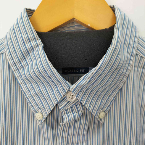 ラルフローレン RALPH LAUREN 90S CLASSIC FIT BD L/S ストライプ柄シャツ メンズ import:M