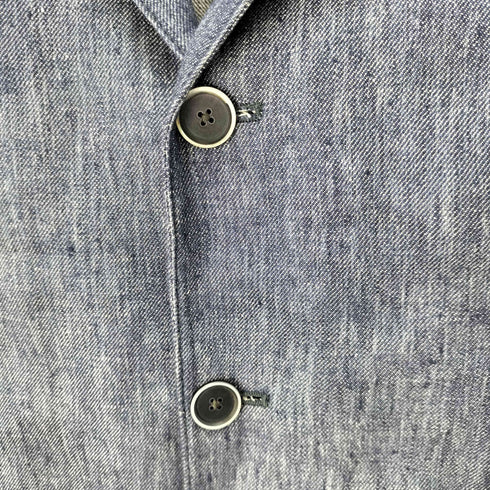 LARDINI 段返り 3B リネンジャケット メンズ EUR:44