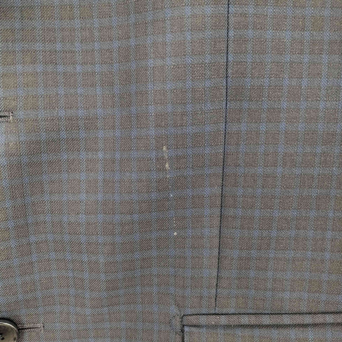 ユナイテッドアローズグリーンレーベルリラクシング UNITED ARROWS green label relaxing LANEROSS ウールチェック柄テーラードジャケット メンズ JPN:48