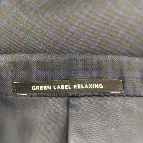 ユナイテッドアローズグリーンレーベルリラクシング UNITED ARROWS green label relaxing LANEROSS ウールチェック柄テーラードジャケット メンズ JPN:48