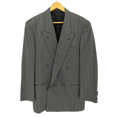 イヴサンローラン Yves Saint Laurent yves saint laurent diffusion hommes 総柄 ダブルテーラードジャケット メンズ C94-W82-T175