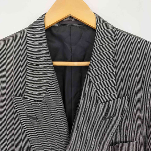 イヴサンローラン Yves Saint Laurent yves saint laurent diffusion hommes 総柄 ダブルテーラードジャケット メンズ C94-W82-T175