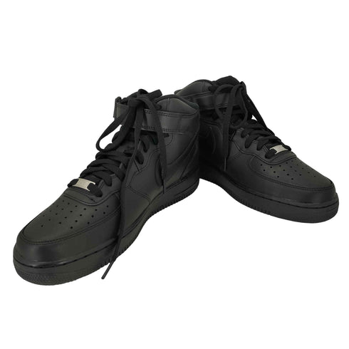 ナイキ NIKE Air Force 1 Mid Black/Black メンズ JPN:28.5