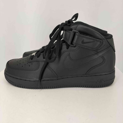 ナイキ NIKE Air Force 1 Mid Black/Black メンズ JPN:28.5