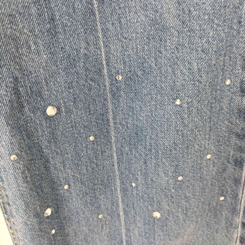ビス ViS ラインストーンフレアデニムパンツ レディース JPN:M