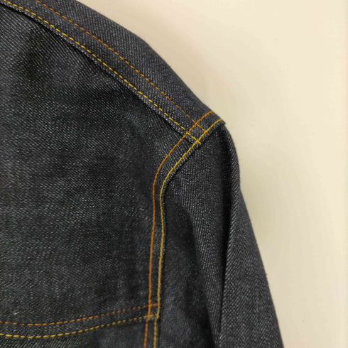 エヴィス EVISU 仏頭ゴルフプリント レギュラーフィットデニムジャケット メンズ JPN:M