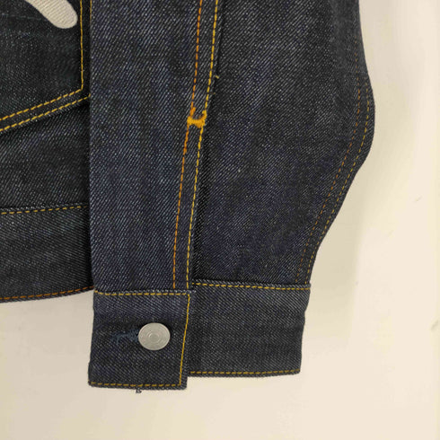 エヴィス EVISU 仏頭ゴルフプリント レギュラーフィットデニムジャケット メンズ JPN:M