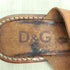 ディーアンドジードルチェアンドガッバーナ D&G DOLCE&GABBANA レザーサンダル レディース 36 1/2