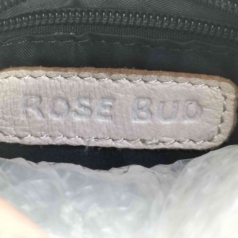 ローズバッド ROSE BUD レザー スタッズ フリンジ 巾着 ショルダー バック レディース