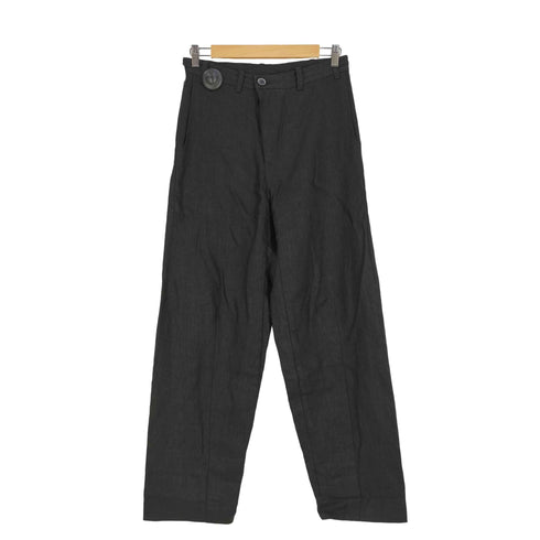 ヤンヤンヴァンエシュ JAN-JAN VAN ESSCHE TROUSERS #72 WASHED BLACK HEMP TWILL パンツ メンズ XS