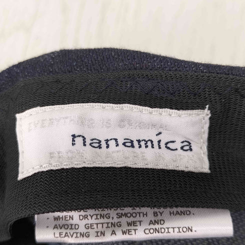 ナナミカ nanamica フロントロゴ デニム6パネルキャップ メンズ FREE