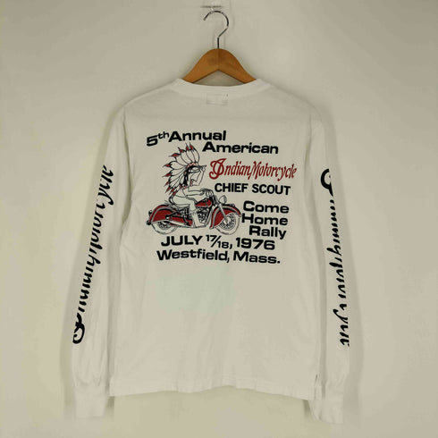 インディアンモーターサイクル INDIAN MOTORCYCLE ロゴプリント ロングスリーブTシャツ メンズ