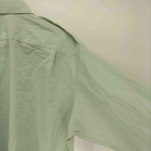 カナダ製 LOGISTLK UNICORP 襟芯 エポレット フラップポケット ポリコットン L/S シャツ メンズ 34