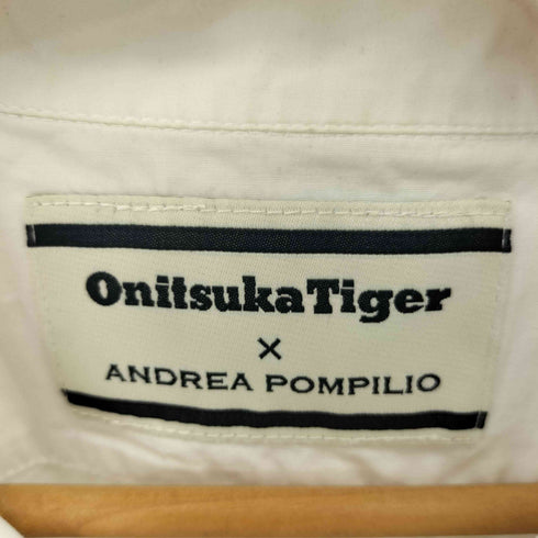 オニツカタイガー ONITSUKA TIGER コットンS/Sオープンカラーシャツ メンズ JPN:L