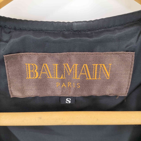 バルマンパリ BALMAIN PARIS ラムレザー べスト メンズ import:S