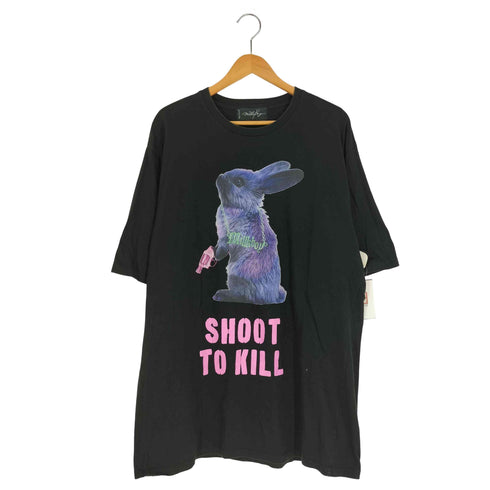 ミルクボーイ MILKBOY SHOOT TO KILL ウサギ プリント Tシャツ メンズ 2XL
