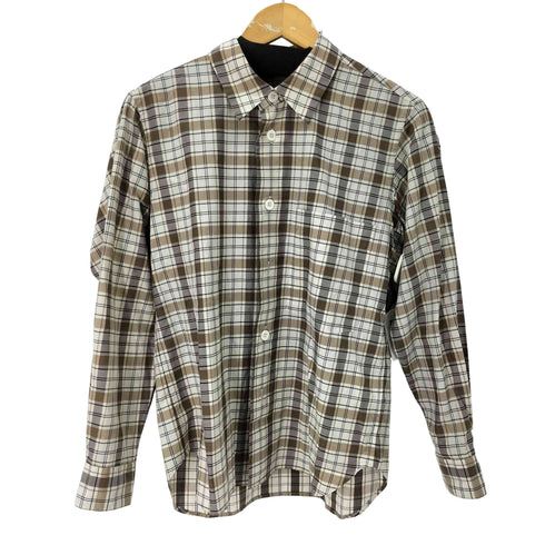 マーガレットハウエル MARGARET HOWELL 21AW CHECK COTTON TWILL レギュラーカラーシャツ メンズ JPN:S