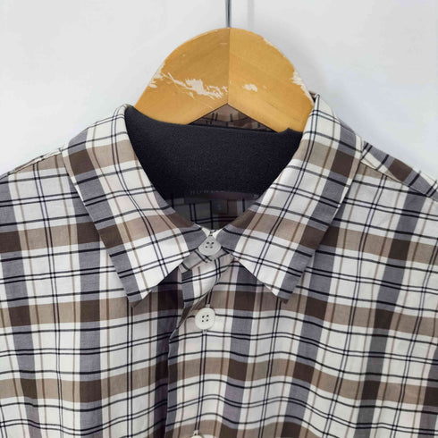 マーガレットハウエル MARGARET HOWELL 21AW CHECK COTTON TWILL レギュラーカラーシャツ メンズ JPN:S