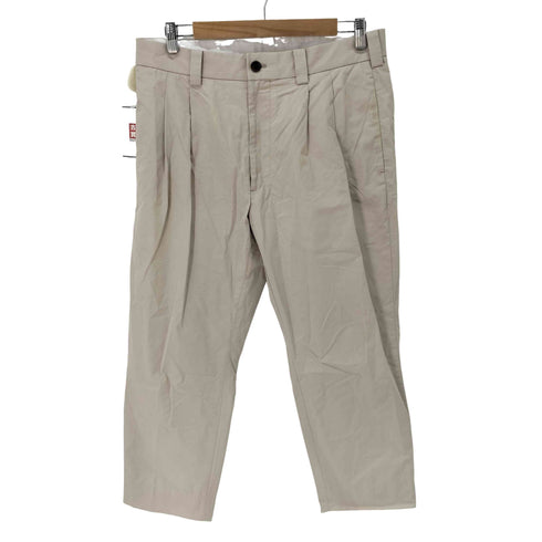 マーガレットハウエル MARGARET HOWELL 20SS WASHED DENSE COTTON POPLIN 2タックパンツ メンズ JPN:L