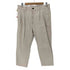 マーガレットハウエル MARGARET HOWELL 20SS WASHED DENSE COTTON POPLIN 2タックパンツ メンズ JPN:L