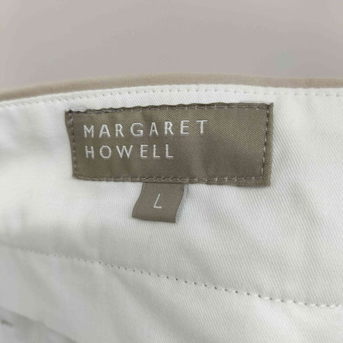 マーガレットハウエル MARGARET HOWELL 20SS WASHED DENSE COTTON POPLIN 2タックパンツ メンズ JPN:L
