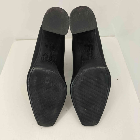 ザラ ZARA スクエアトゥ バックジップ ショートブーツ レディース EUR:39