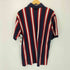 トミーヒルフィガー TOMMY HILFIGER 00s ロゴ刺繍 ストライプポロシャツ メンズ import:L
