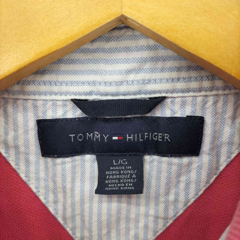トミーヒルフィガー TOMMY HILFIGER ロゴ刺繍 ポロシャツ メンズ import:L