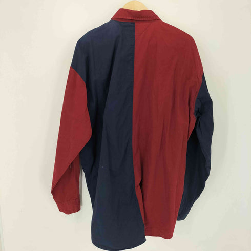 トミーヒルフィガー TOMMY HILFIGER エンブレム刺繍 切替BDシャツ メンズ import:XL