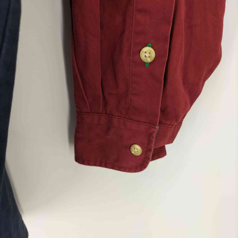 トミーヒルフィガー TOMMY HILFIGER エンブレム刺繍 切替BDシャツ メンズ import:XL