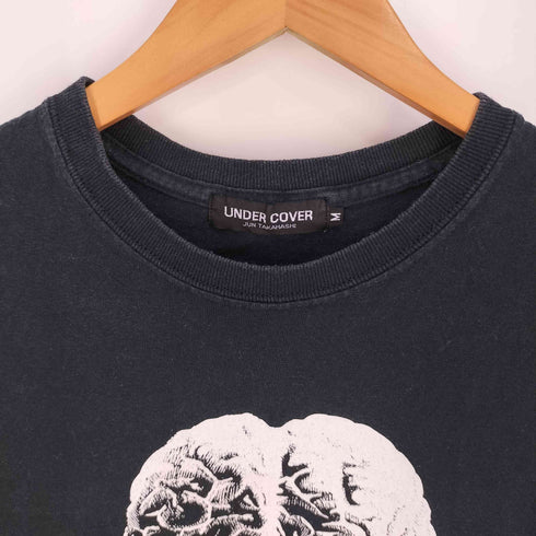 アンダーカバー UNDERCOVER ブレイン クロスボーン プリント Tシャツ メンズ JPN:M