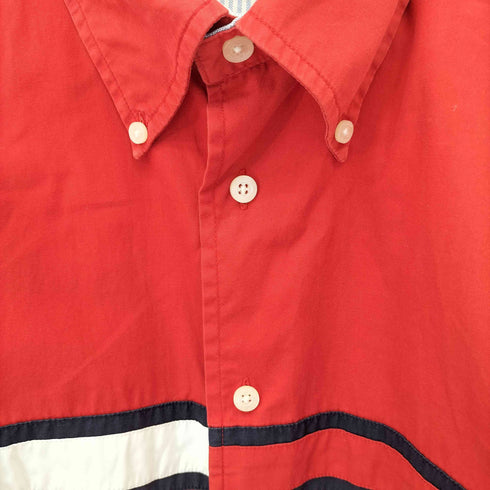 トミーヒルフィガー TOMMY HILFIGER フラッグ ロングスリーブBDシャツ メンズ import:XL