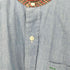 トミーヒルフィガー TOMMY HILFIGER エンブレム刺繍 バンドカラー シャンブレーシャツ メンズ import:S