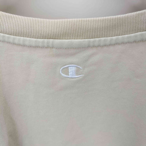 チャンピオン Champion ロゴ 刺繍 サイドジップ カットオフ カットソー レディース import:M