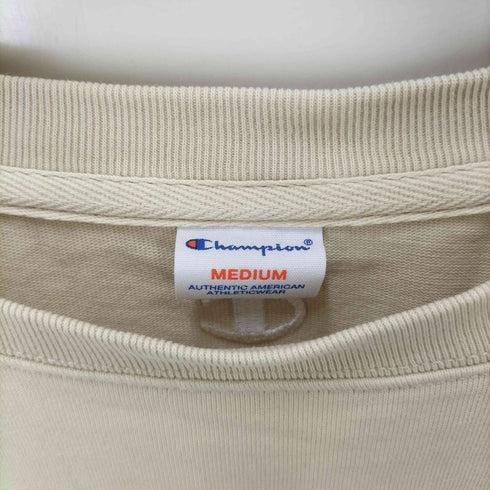 チャンピオン Champion ロゴ 刺繍 サイドジップ カットオフ カットソー レディース import:M