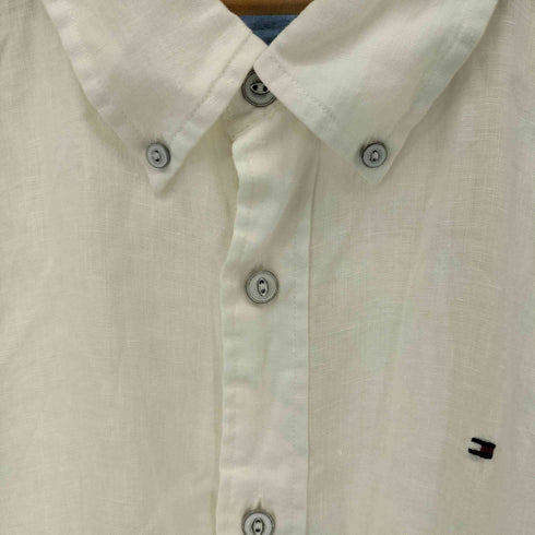 トミーヒルフィガー TOMMY HILFIGER Slim Fit BDリネンシャツ メンズ import:XXL