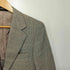 バーバリーロンドン BURBERRY LONDON リネン混 背抜きチェック柄2B テーラードジャケット メンズ 90-78-165